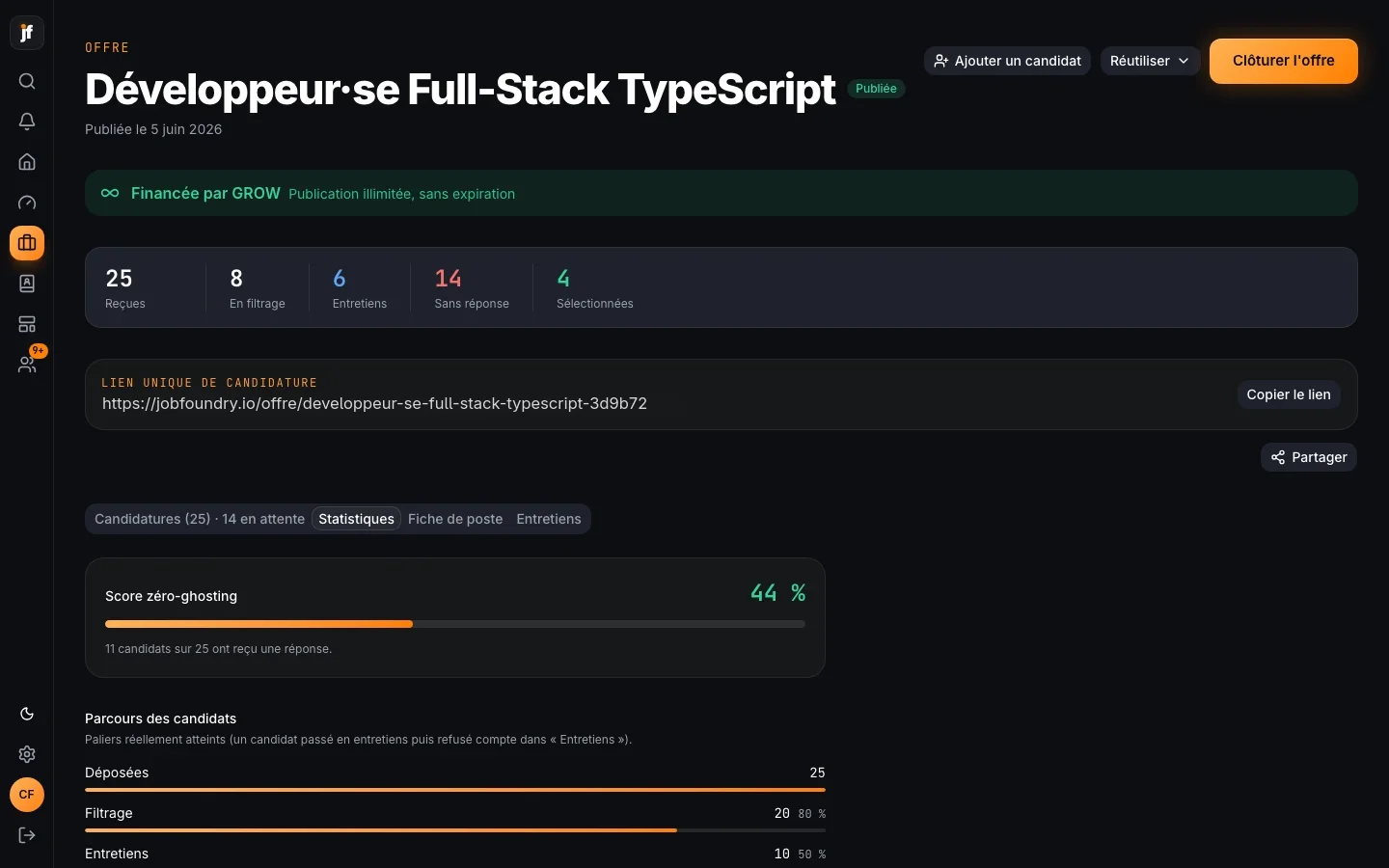 JobFoundry — recrutement sans ghosting — visuel 4